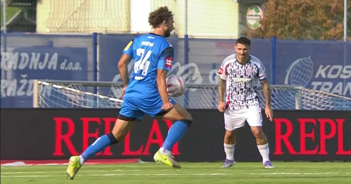 Je li igrač Varaždina igrao rukom prije nego što je Hajduk primio gol?