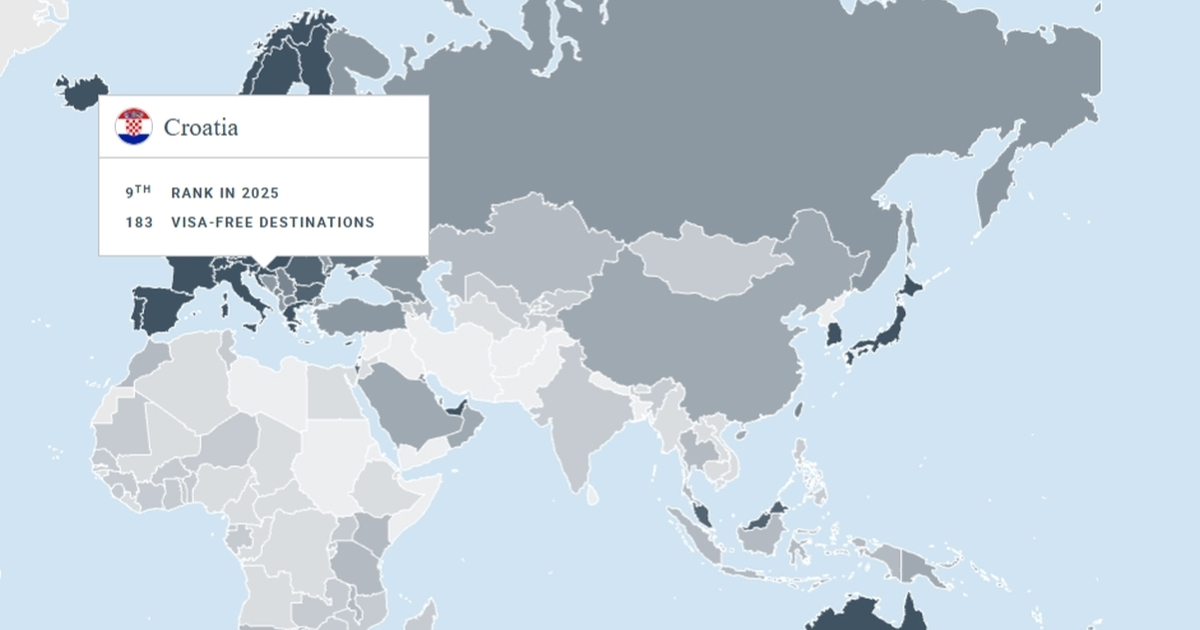 Objavljen popis najmoćnijih putovnica svijeta. Hrvatska bolja od američke