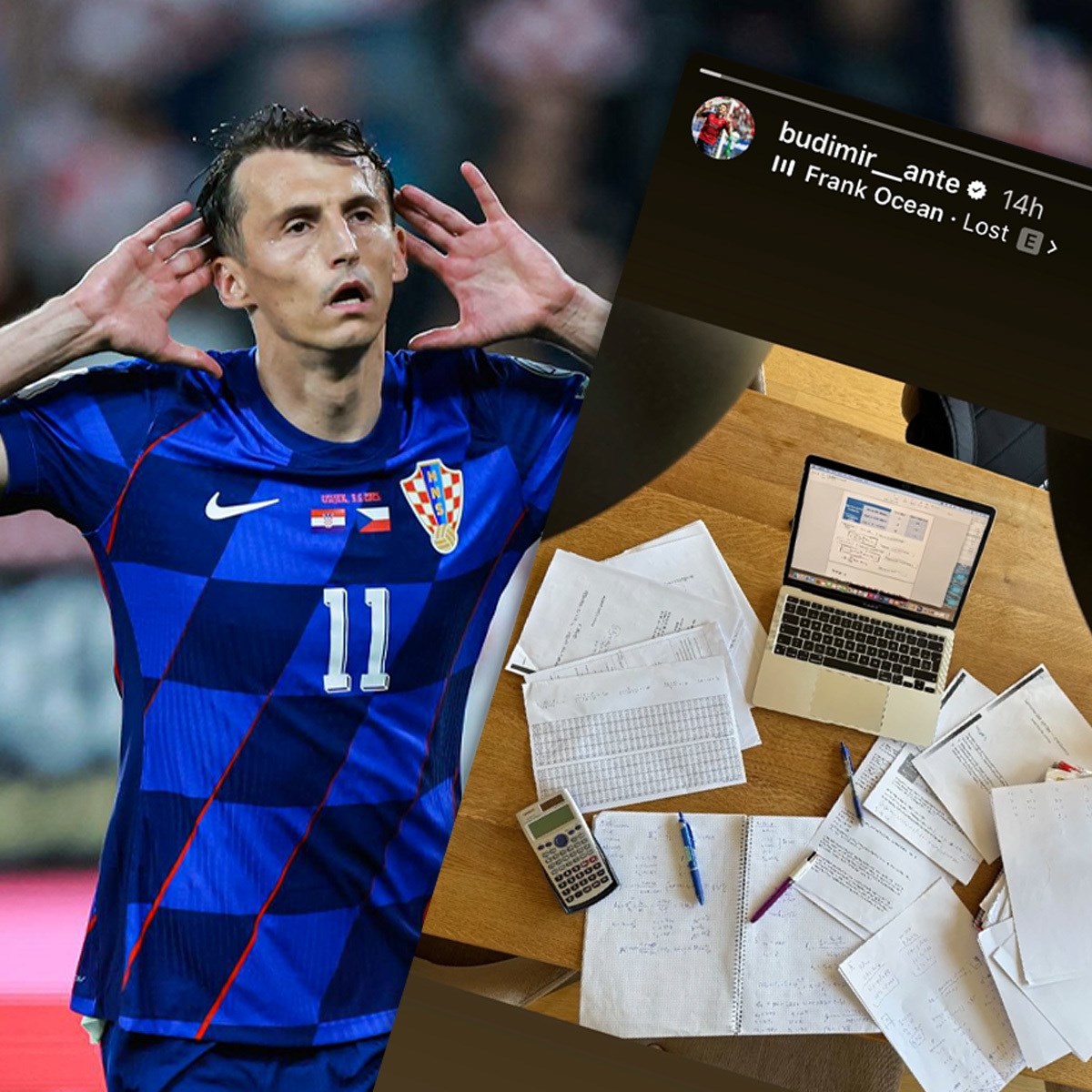 Ante Budimir rješava ispite na fakultetu dok je većina nogometaša na odmoru
