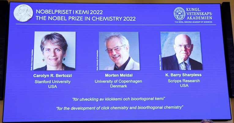 Nobel za kemiju trojici znanstvenika za "klik-kemiju"