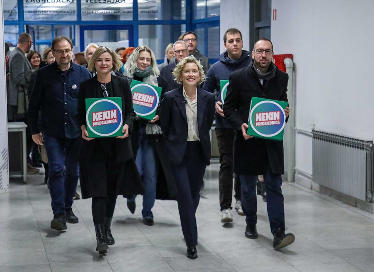 VIDEO Ivana Kekin predala potpise: Vrijeme za predsjednicu nove generacije