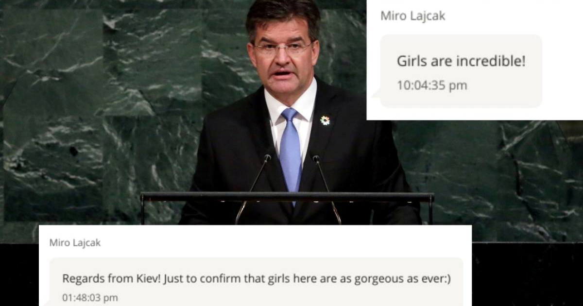 FOTO Epstein nudio “žene i njihove sestre” slovačkom diplomatu Miroslavu Lajčakom