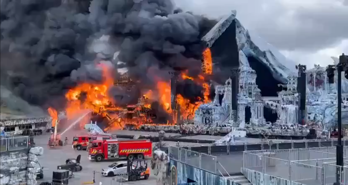 VIDEO Ogromni požar na pozornici jednog od najvećih svjetskih festivala
