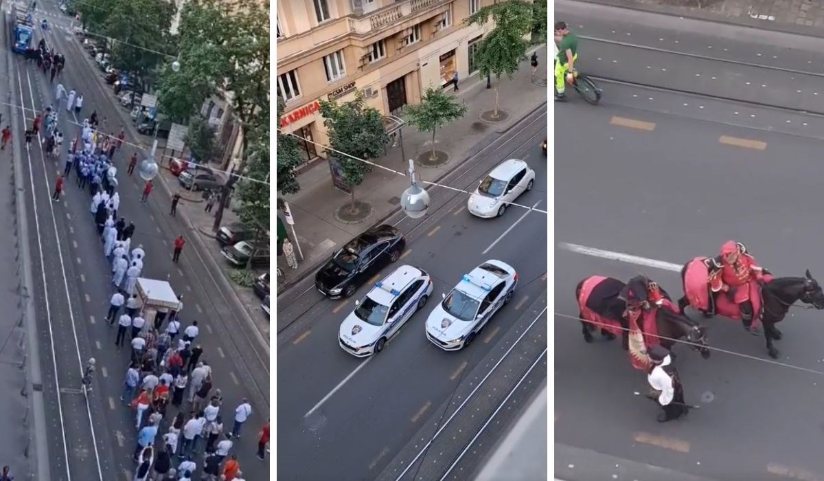 VIDEO Više od sat vremena procesija išla centrom Zagreba, pratila je policija