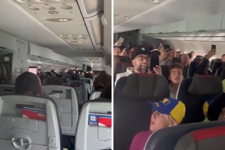 Atmosfera pred novu utakmicu: Navijači BiH u avionu slušali Halidove "Ljiljane"