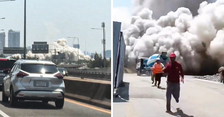 VIDEO Stižu snimke razornog potresa u Mjanmaru. U Bangkoku se srušio neboder