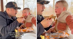 Beba prvi put probala pizzu, njena reakcija oduševila milijune