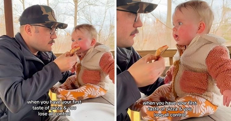 Beba prvi put probala pizzu, njena reakcija oduševila milijune