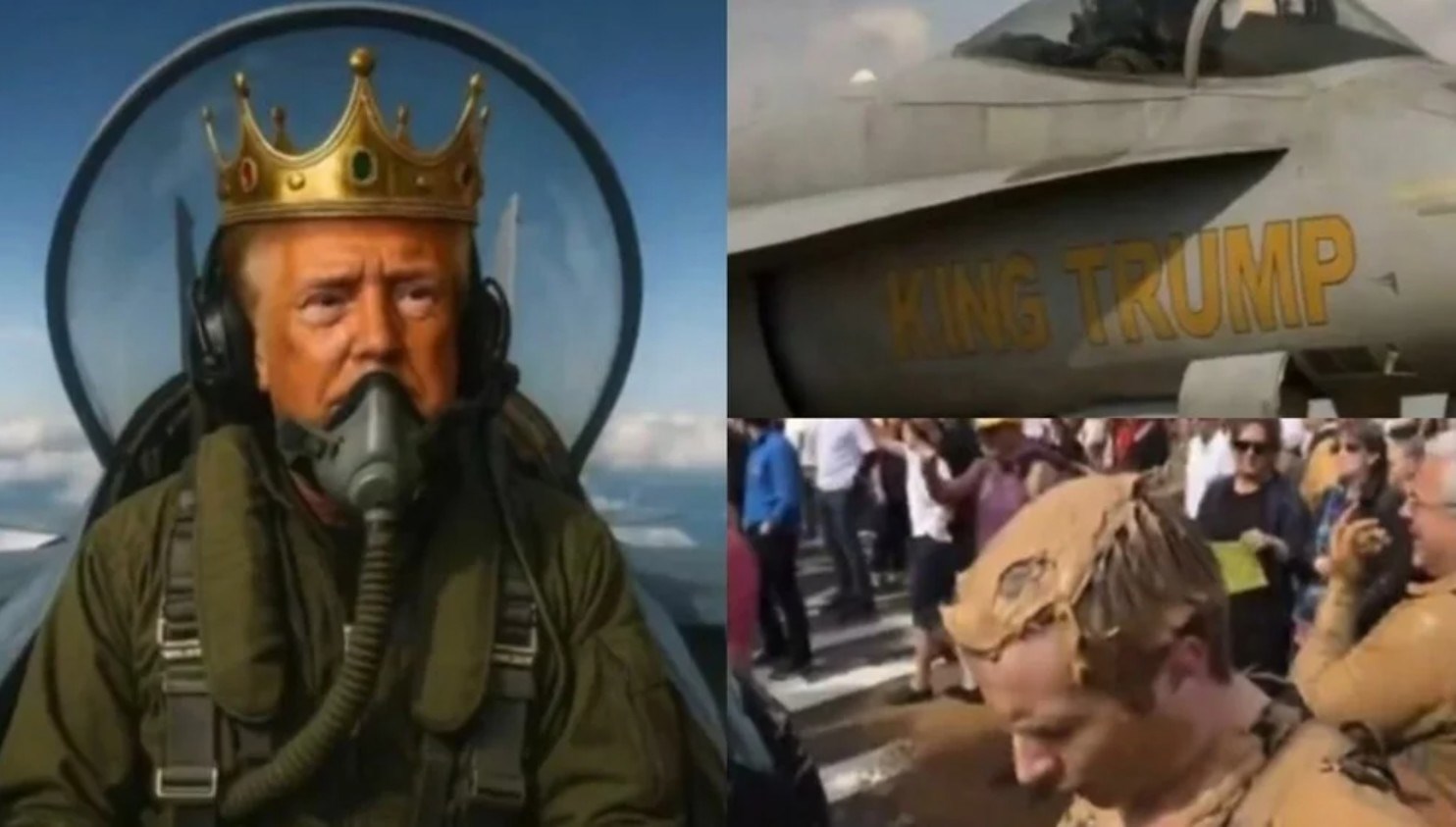 Trump objavio AI video. S krunom na glavi iz aviona ispušta g*vna na ljude