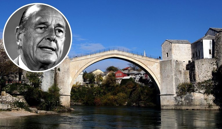 Stari most u Mostaru večeras će biti u francuskim bojama u čast Chiracu