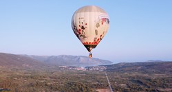Pogledajte spektakularne prizore prvog leta balonom na vrući zrak iznad Hvara