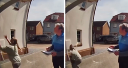 Šokantna snimka: Žena uhvatila psa nakon što je skočio kroz prozor