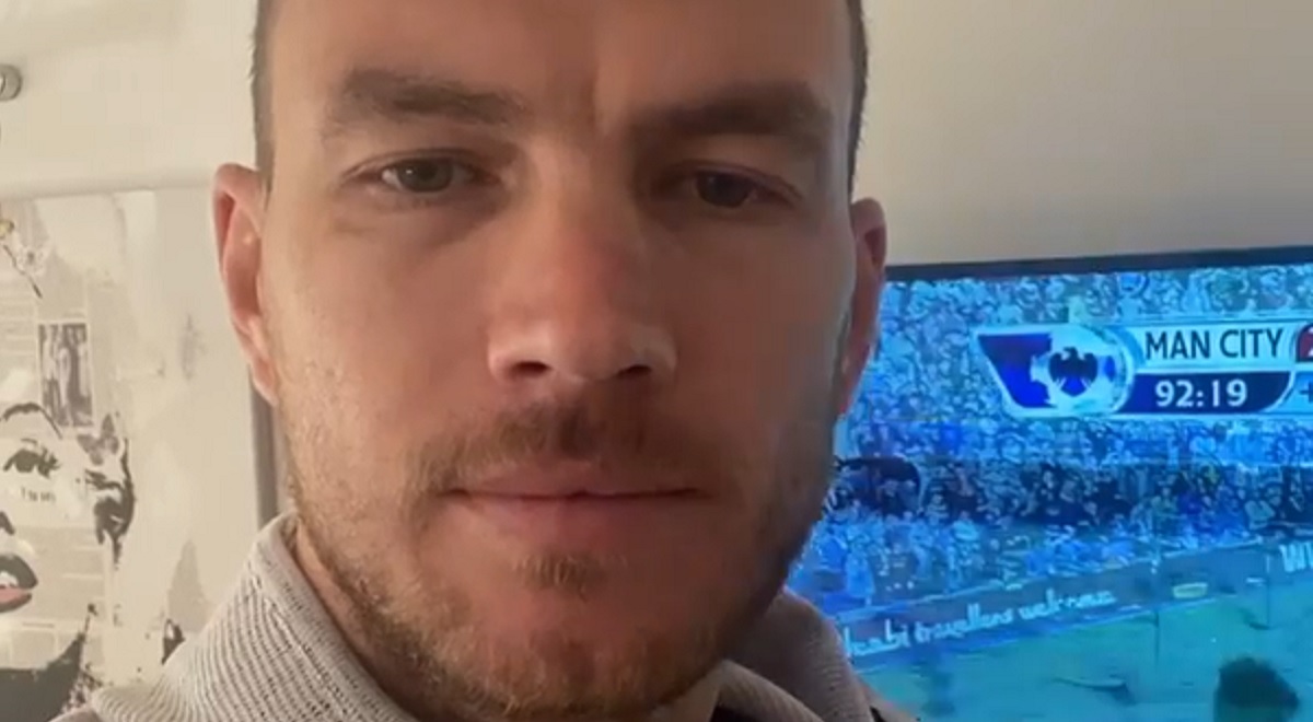 Džeko se javio iz karantene. Gleda jednu od najluđih utakmica ikad u Premiershipu