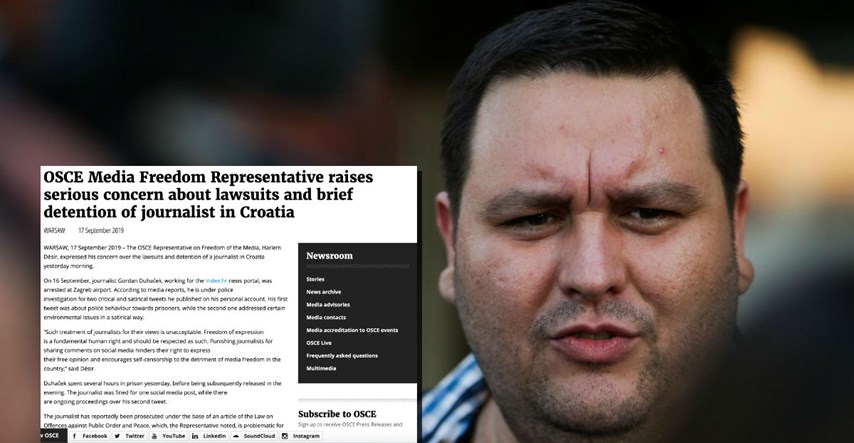 Reakcije iz Europe na uhićenje Duhačeka: Takav tretman novinara je neprihvatljiv