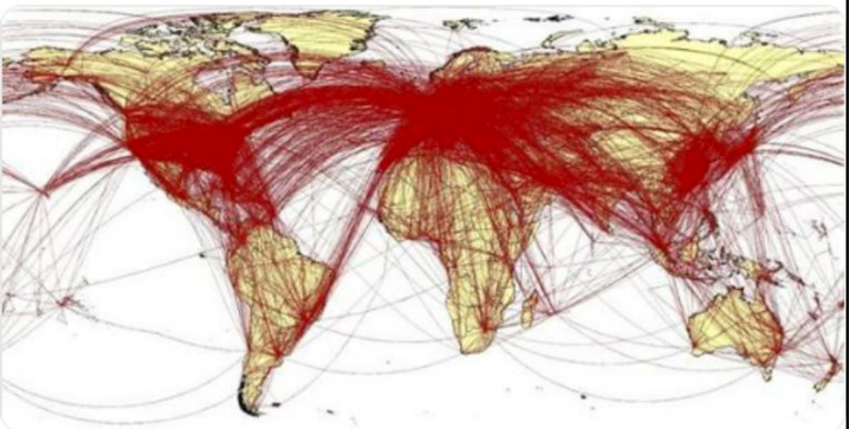 Ova karta jučer je izazvala globalnu paniku oko koronavirusa. Stara je 10 godina