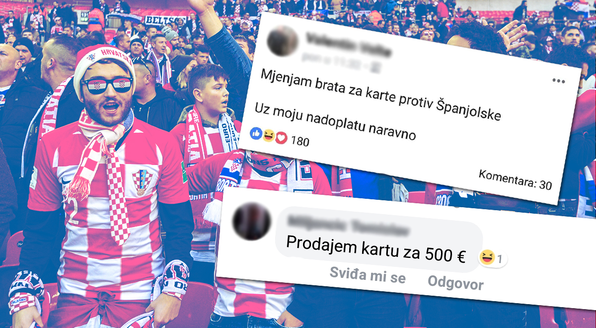 Svi hoće na derbi sa Španjolskom: Jedan navijač mijenja brata za karte