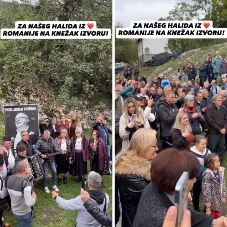 VIDEO Emotivan oproštaj od Halida na mjestu gdje je najviše volio doći