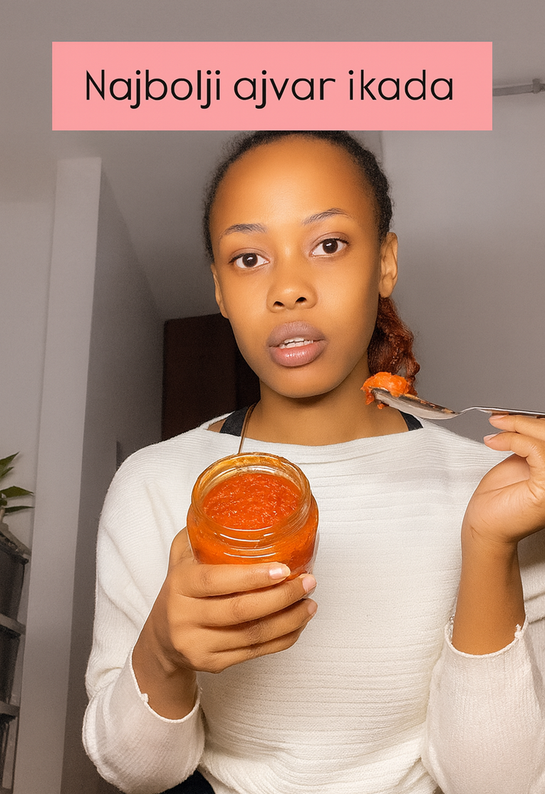 Afrikanka koja živi u Srbiji probala domaći ajvar, njena reakcija je hit