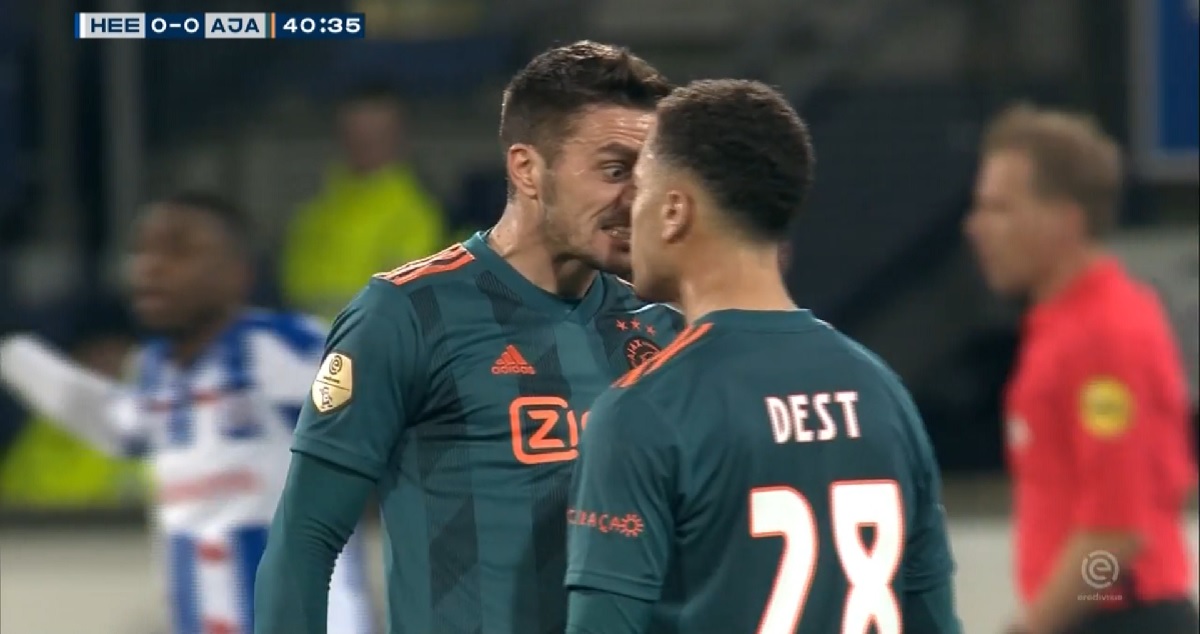 Tadić poludio na suigrača zbog pogreške. Unio mu se u lice pa riješio utakmicu