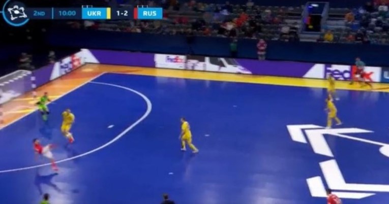Futsal: Rus nevjerojatnim škaricama zabio Ukrajini, suigrači se hvatali za glavu