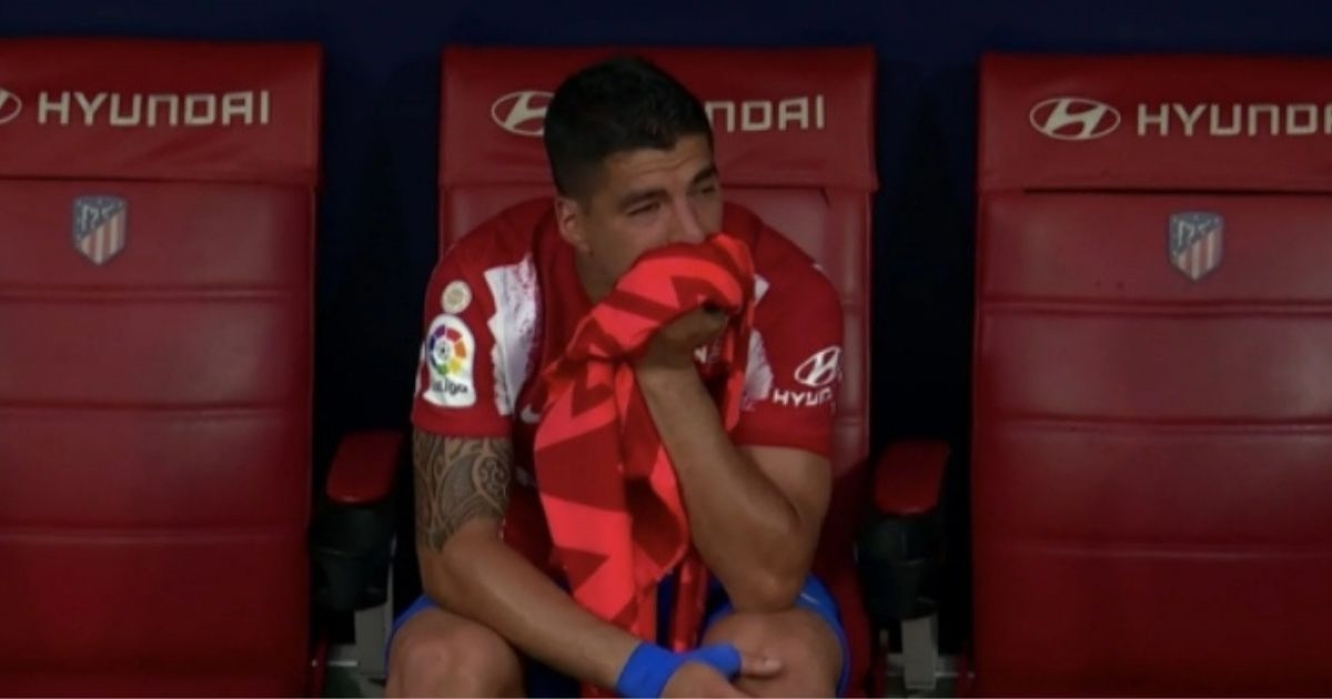 Suarez se rasplakao na klupi Atletica