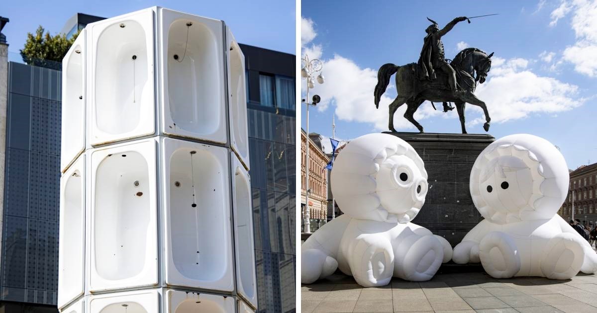 Pripreme za Festival svjetla u Zagrebu su pri kraju. Kade na Cvjetnom privlače pažnju