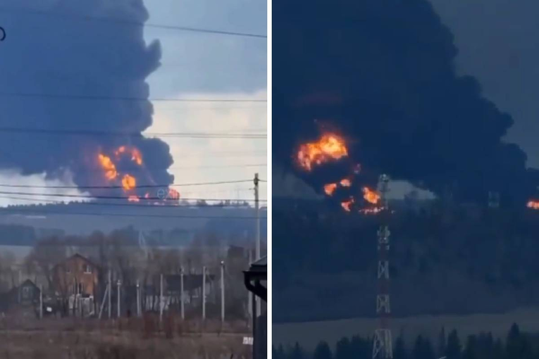 VIDEO Ukrajinci napali 1500 km duboko u Rusiji. Gori jedna od najvećih rafinerija