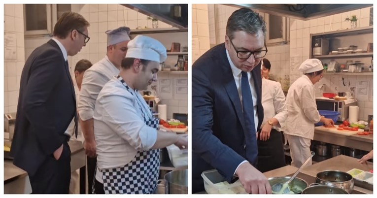 Vučić objavio video prije svečane večere i našalio se: Onda se pitam zašto sam debeo