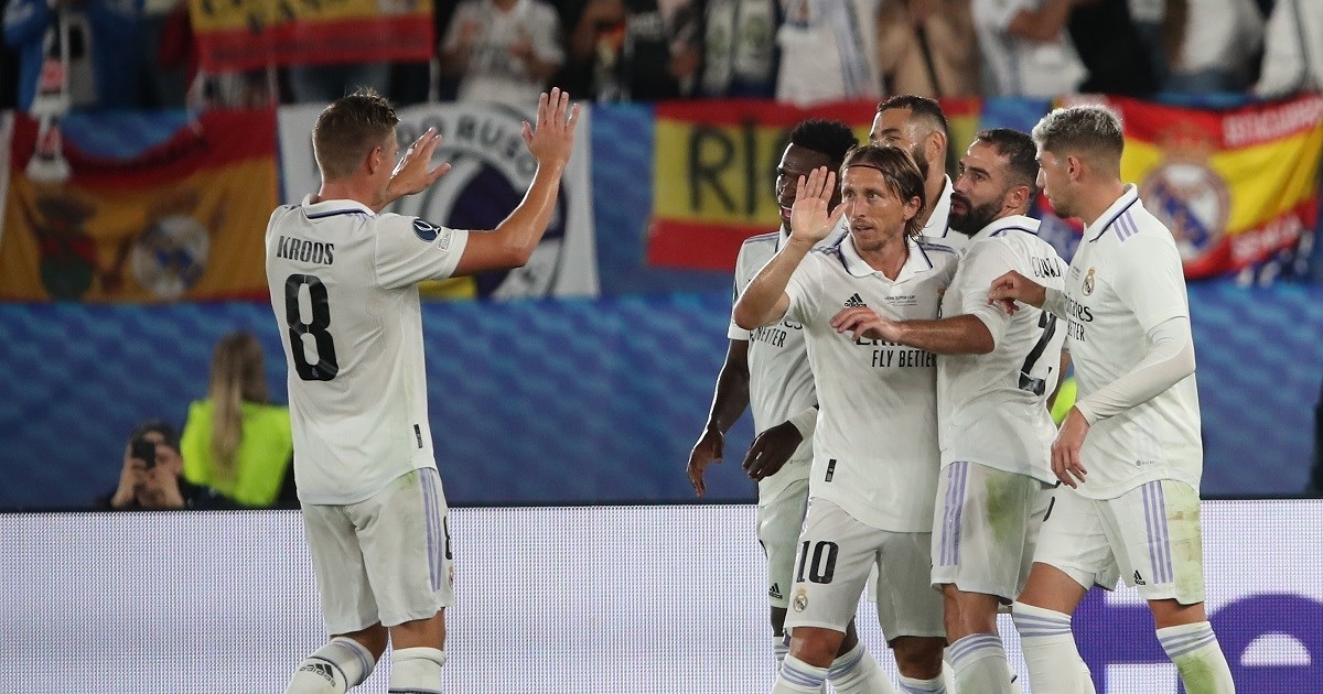 REAL MADRID - EINTRACHT 2:0 Alaba i Benzema donijeli Realu prvi trofej ove sezone