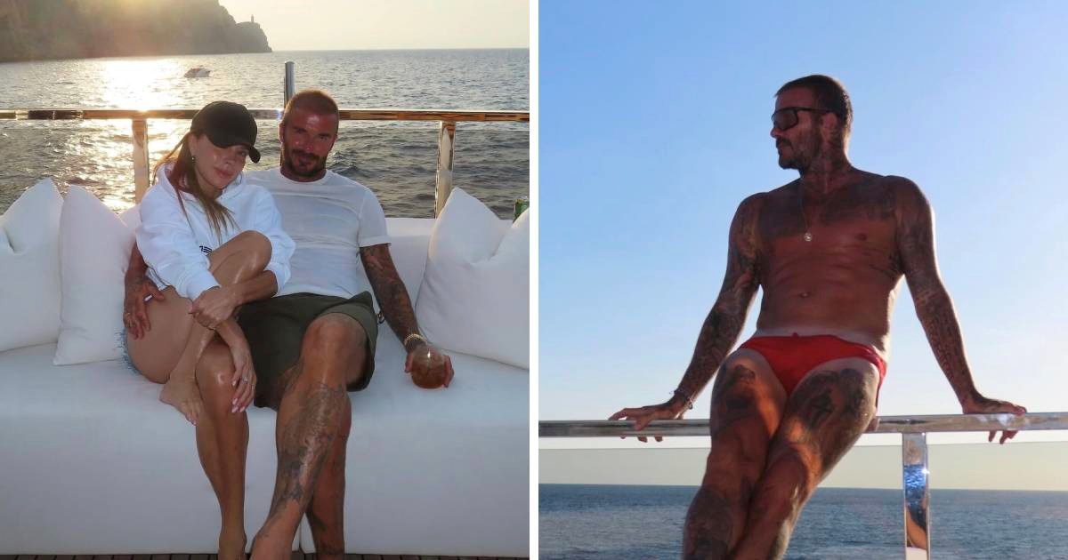 Victoria Beckham objavila fotku Davida u kupaćem, komentari su sve