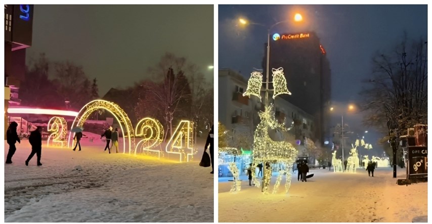 Snimke novogodišnjih dekoracija u Prištini su hit na TikToku, pogledajte zašto