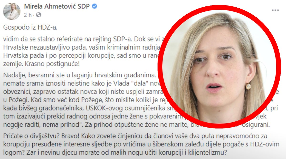 SDP-ovka Ahmetović: Procese u HDZ-u vuče čovjek iz sjene