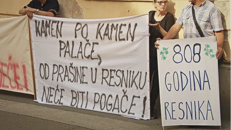 FOTO Prosvjedovali protiv spalionice otpada u Resniku: "Ugroženo je zdravlje ljudi"