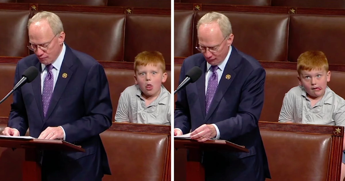 VIDEO Američki zastupnik poveo sina na posao. Dječak je sad zvijezda interneta