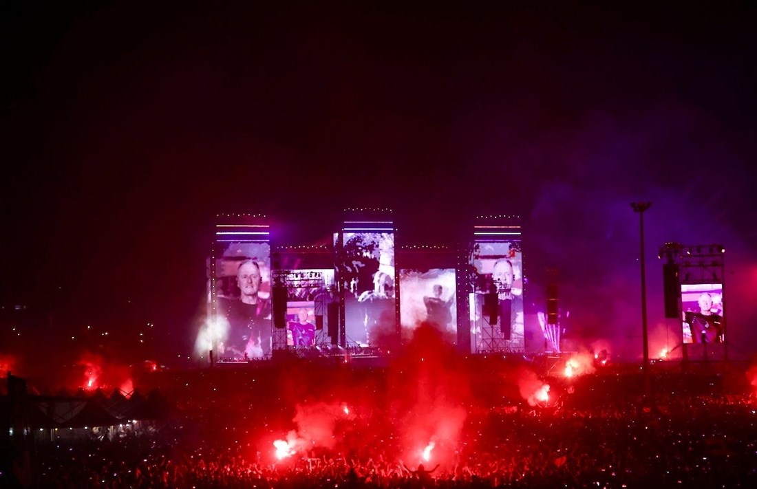 VIDEO Obožavatelji s Thompsonom uglas pjevali Ako ne znaš šta je bilo