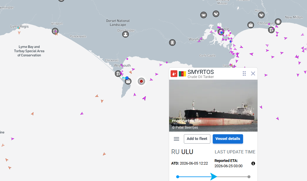 Britanske snage presrele ruski tanker tajne flote