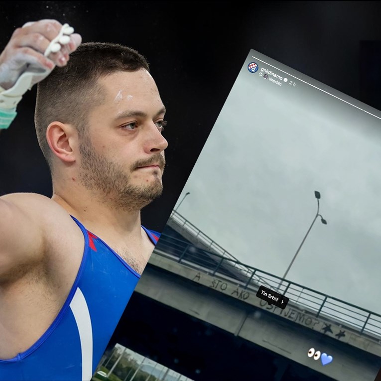 Tin Srbić objavio grafit iz Zagreba, Dinamo podijelio fotku