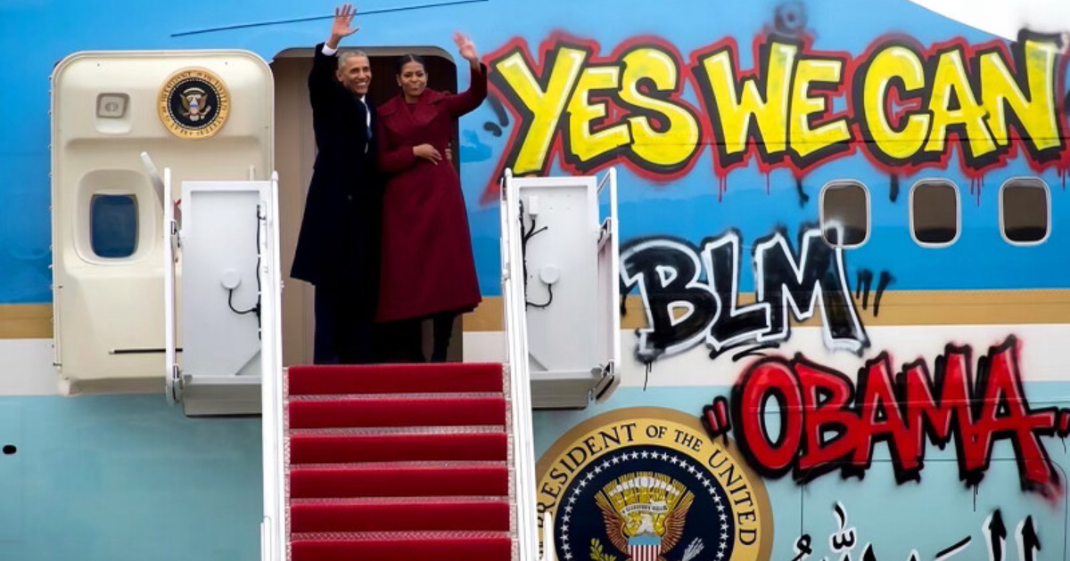 Ovo je fotomontaža koju je objavio Trump