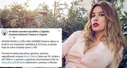 Zagrebački HNK na aukciji ponudio društvo Nives Celzijus, objava nestala s Fejsa