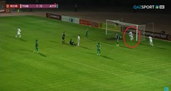 Pogledajte komičan gol srpskog nogometaša. Čak su i komentatori prasnuli u smijeh