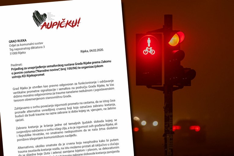 Aupičku od Rijeke traži ukidanje crvenog na semaforima: Sjeća nas na teror Juge