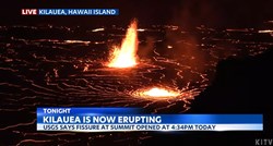 VIDEO Eruptirao havajski vulkan Kilauea, razina upozorenja u crvenom
