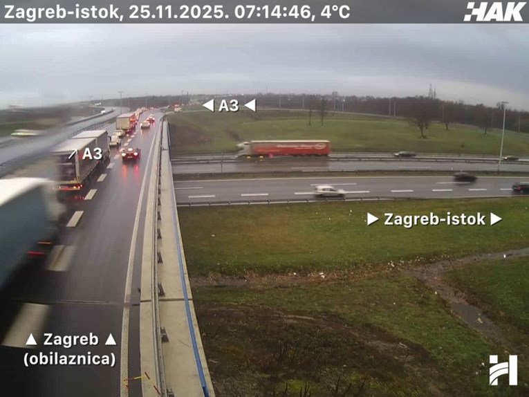 Na A4 kolona duga četiri kilometra, na zagrebačkoj obilaznici vozi se usporeno