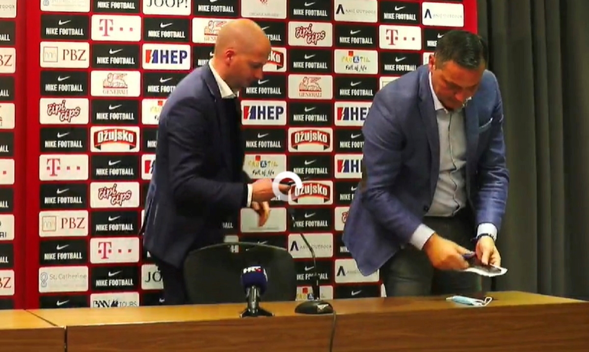 VIDEO Davor Šuker najavio presicu pa nije došao. Poslao Kustića da govori o Mamiću