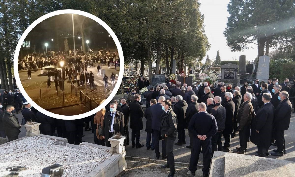 Nakon masovnog okupljanja HDZ-ovaca na groblju, skupili se studenti i zabavljali