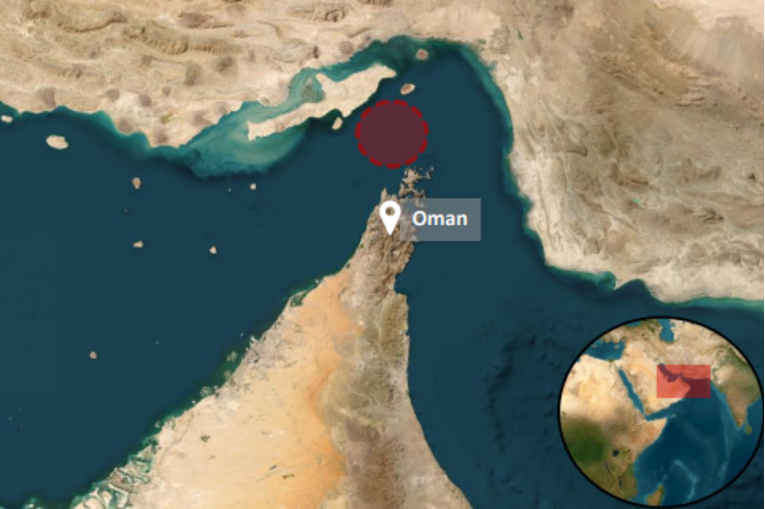 Projektil upravo pogodio britanski brod u Hormuškom tjesnacu