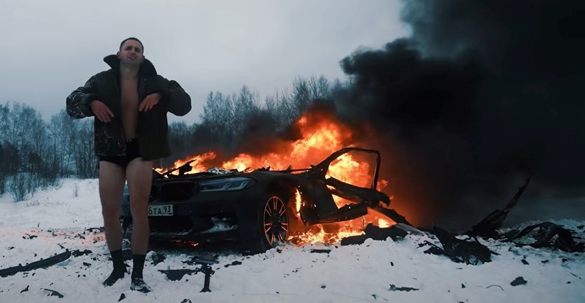 VIDEO Ruski vloger je nakon skupocjenog Mercedesa zapalio i novi BMW M5