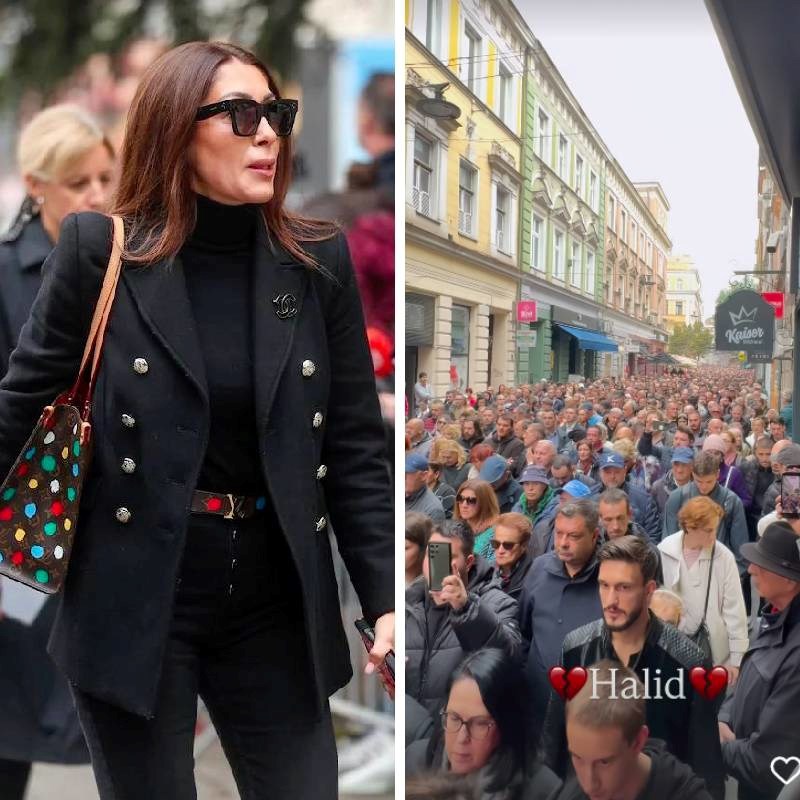 Hana Hadžiavdagić objavila video s ispraćaja Halida Bešlića: Neka ti je vječni rahmet