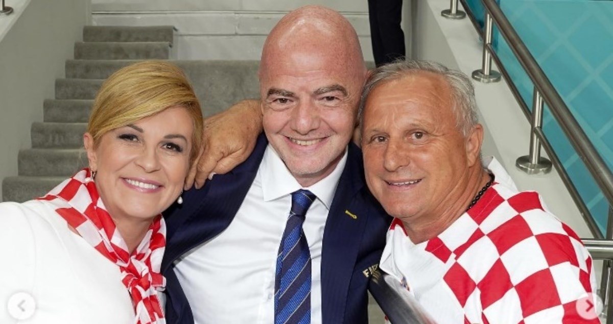 Predsjednik FIFA-e objavio fotku s Kolindom i Modrićevim tatom