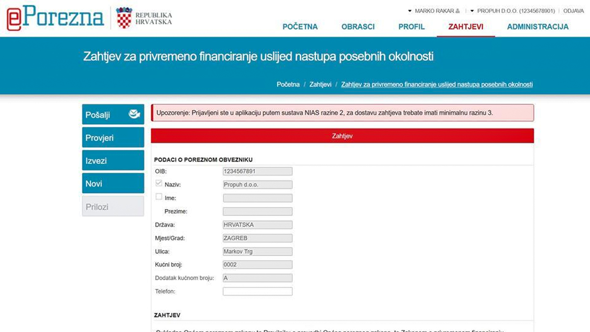 Evo kako bi to izgledalo da država zaista brzo želi riješiti pomoć firmama na samrti
